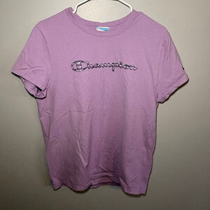 Women's Champion Purple Short Sleeve Tee M